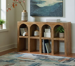 Natural Brown Console Sofa Table, product view 5 - 5