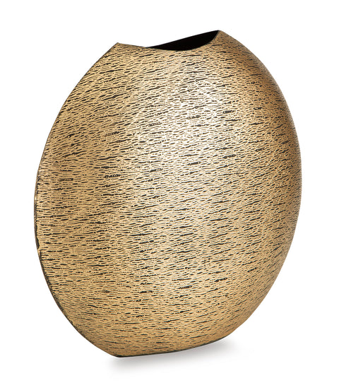Iansboro Antique Gold Metal Vase