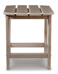 Driftwood outdoor end table, product view 2 - 12