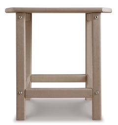 Driftwood outdoor end table, product view 3 - 13