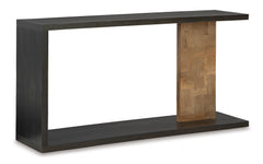 Brown Console Sofa Table, view 1 - 1