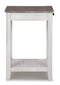 White/Gray Accent Table, view 4 - 4