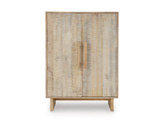 Natural/White Wash Accent Cabinet, view 6 - 6