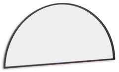 Black Denlow accent mirror, product view 2 - 2