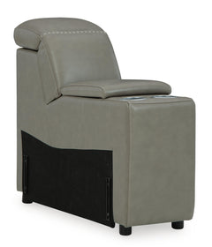 Gray / Sectional Storage Console, complete storage console closed - 1