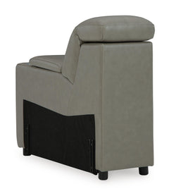 Gray / Sectional Storage Console, rear view - 3