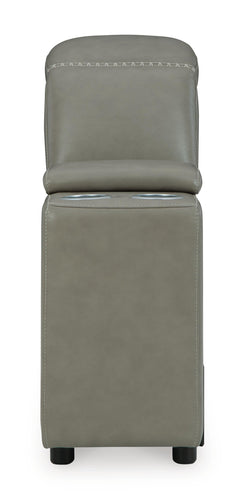 Gray / Sectional Storage Console, front view - 4