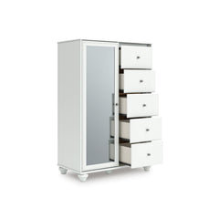 White / Dressing Chest, drawers open - 2