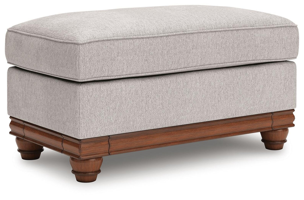 Sandstone, complete ottoman angled view