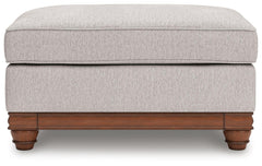 Sandstone, complete ottoman front view - 2