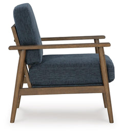 Navy, side chair view - 4