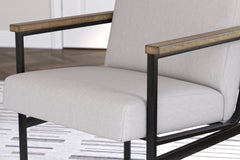 Light Brown Home Office Desk Chair, product view 5 - 5