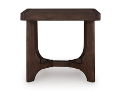 Dark Brown End Table, product view 2 - 2
