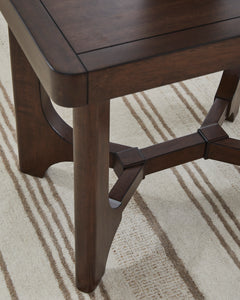 Dark Brown End Table, product view 4 - 4