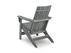 Gray / Outdoor Lounge Chair, rear view - 3