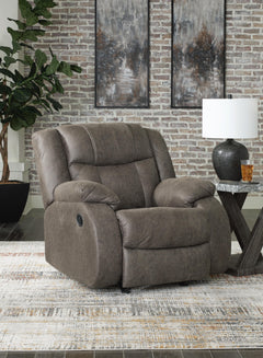 Gunmetal, recliner in room; other furniture and decor excluded - 2