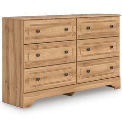 Warm Brown / Dresser, complete product angled view - 1
