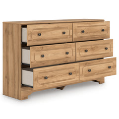 Warm Brown / Dresser, drawers open - 2
