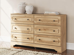 Warm Brown / Dresser, room setting; accessories not included - 4