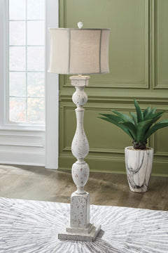Antique White floor lamp, product view 2 - 2