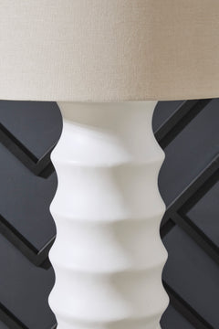 White floor lamp, product view 3 - 3