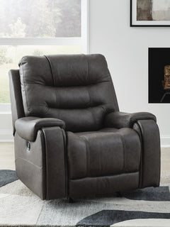 Smoke, complete recliner in a room; accessories excluded - 2