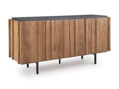Brown/Charcoal Accent Cabinet, view 1 - 1