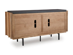 Brown/Charcoal Accent Cabinet, view 3 - 3