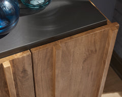 Brown/Charcoal Accent Cabinet, view 6 - 6