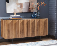 Brown/Charcoal Accent Cabinet, view 7 - 7