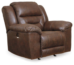 Chocolate, full recliner in closed position - 1