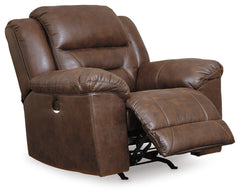 Chocolate, full recliner in open position - 3