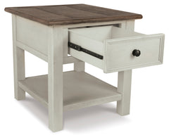 Two-tone two tone drawer end table, product view 2 - 2
