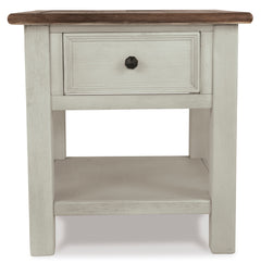 Two-tone two tone drawer end table, product view 3 - 3