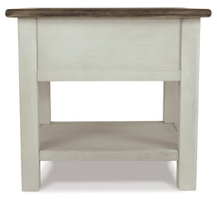 Two-tone two tone drawer end table, product view 4 - 4