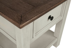 Two-tone two tone drawer end table, product view 6 - 6