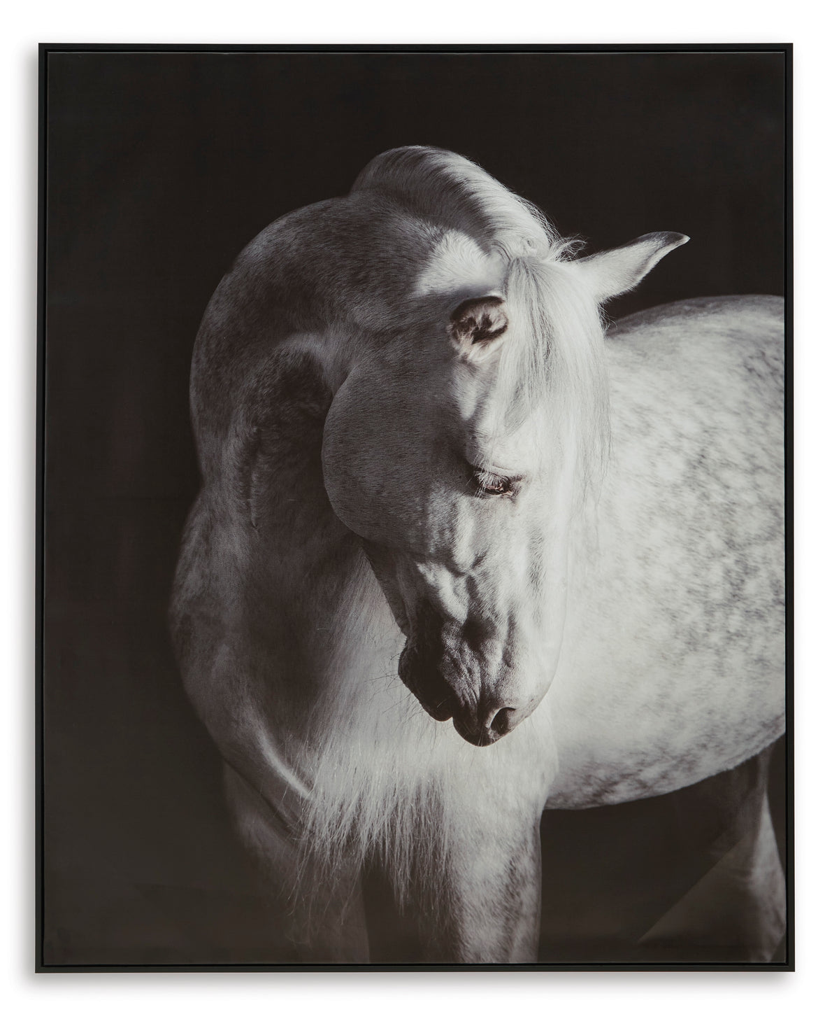 Black/White Archerwick wall art, full product view