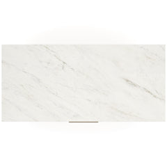 Two-tone, faux-marble top view - 4