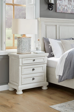 Antique White, nightstand in room setting - 5