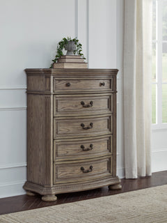 Light Brown, chest in room setting - 5