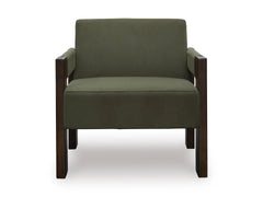 Olive Wood Frame Accent Chair, product view 2 - 7