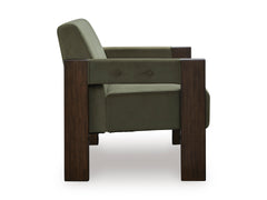 Olive Wood Frame Accent Chair, product view 3 - 8