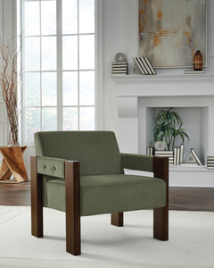 Olive Wood Frame Accent Chair, product view 5 - 10