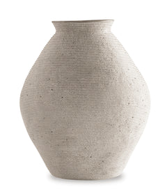 Antique Tan 11.75-inch height vase, product view 2 - 10
