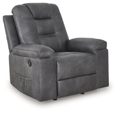 Granite, complete recliner closed angled view - 5