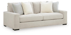 Linen, full sofa angled view - 1