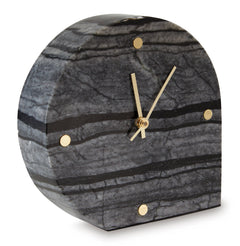 Black two-piece table clock set, product view 3 - 3