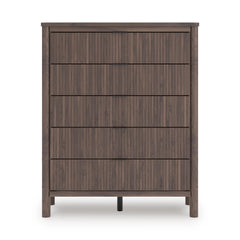 Brown / Chest of Drawers, front view - 3