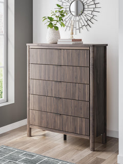 Brown / Chest of Drawers, room setting; accessories not included - 4