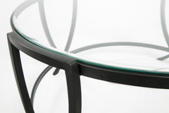 Black three-piece table set, product view 5 - 5